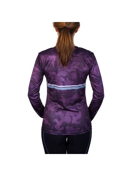 WildTee Běžecké triko CAO PURPLE - Fialová