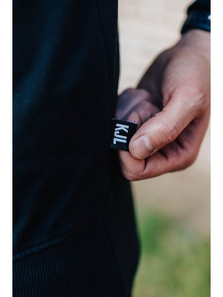 Pánská mikina Kolo je láska Pink Love - černá