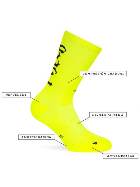 Ponožky Pacific and Co PACER YellowNeon