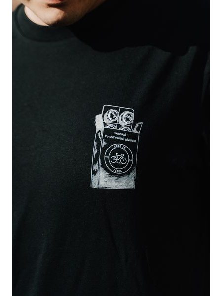 Tričko Kolo je láska Addiction unisex - černá