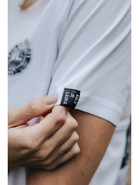 Tričko Kolo je láska Stelvio UNI - bílá