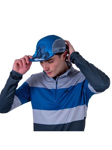 Běžecká kšiltovka WildTee TRE CIME DI LAVAREDO - modrá