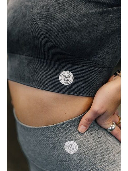 Sportovní tričko Fitko je láska - špinavá černá jako večerní šero