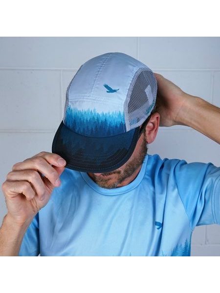 Běžecká kšiltovka WildTee FOREST - Zelená