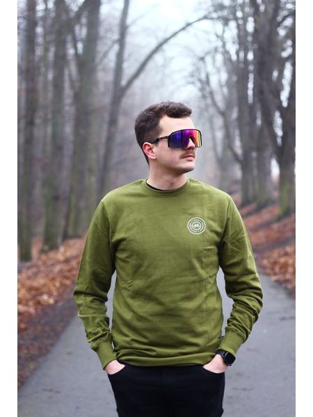 Mikina Kolo je láska Kruh LSP UNI - zelená