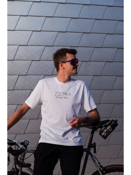 Tričko Kolo je láska Moje Kolo Je Lepší vol.2 unisex - bílá