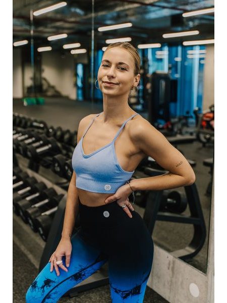 Podprsenka Fitko je láska - modrá jako moře