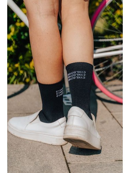 Ponožky na kolo Kolo je Láska Cyklozmrd vol.3 - černá