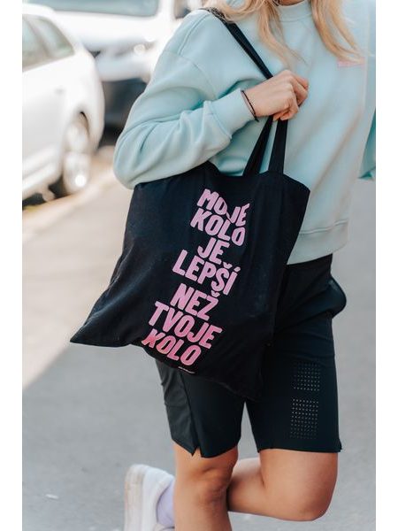 Plátěná taška Kolo je láska Moje kolo je lepší