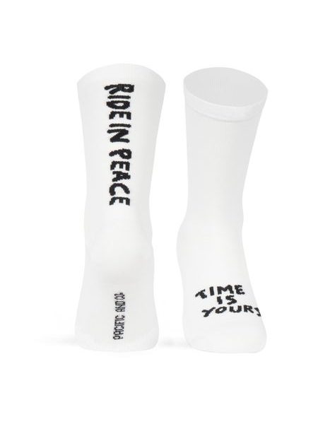 Ponožky Pacific and Co Ponožky Ride In Peace - bílá