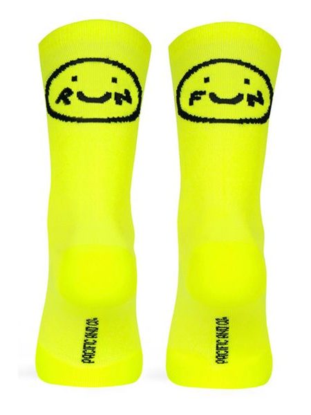 Ponožky Pacific and Co Smile Run Socks Neon