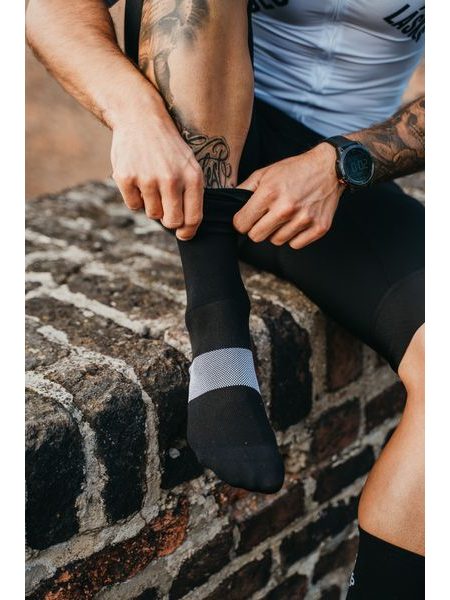 Ponožky na kolo Kolo je Láska It Is Watt It Is - černá