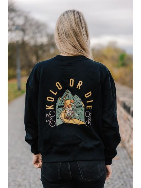 Dámská mikina Kolo je láska Kolo or Die - černá