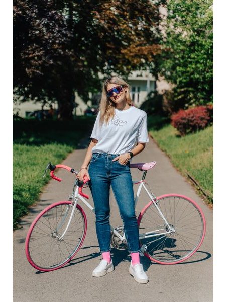 Tričko Kolo je láska Moje Kolo Je Lepší vol.2 unisex - bílá