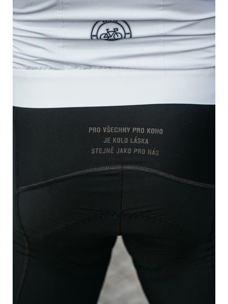 Pánské cyklistické kalhoty Kolo je láska - KJL - černá