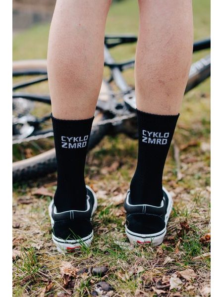 Ponožky na kolo Kolo je Láska Cyklozmrd vol.2 - černá