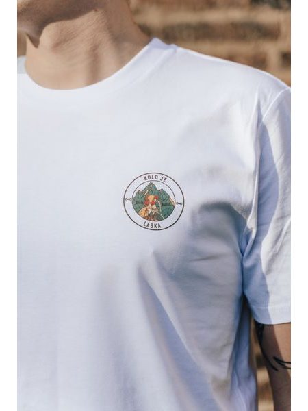 Tričko Kolo je láska Kolo Or Die unisex - bílá