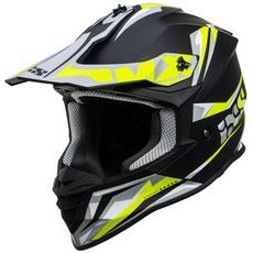 MOTOCROSS HELMET IXS IXS362 2.0 X12041 BLACK MATT-YELLOW FLUO M
