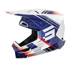 HELMET SHOT FURIOUS MIRAGE A06-21OC-D03-10 BLUE RED PEARLY L