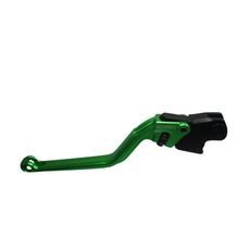 BRAKE LEVER ACCOSSATO FIXED CNC-WORKED ALUMINIUM, GREEN