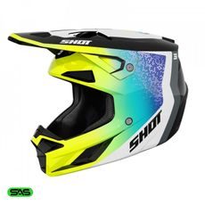 HELMET SHOT SPEED HYBRID A05-21OB-F03-09 NEON YELLOW GLOSSY M