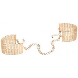 Bijoux Indiscrets Désir METALLIQUE kovová ozdobná pouta zlatá