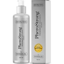 PheroStrong Exclusive Olej masážní s feromony pro muže 100 ml