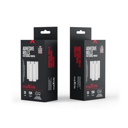 Maxlife zestaw samoprzylepnych rolek do drukarki termicznej (5szt)