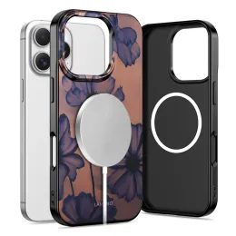 Tech-Protect Lamano MagSafe etui, iPhone 16 Pro Max, velvet night