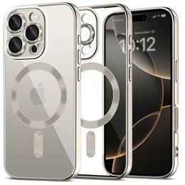 Tech-Protect MagFlex MagSafe iPhone 16 Pro Max, błyszczący tytan