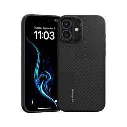 Benks Montage Magnetic Armor Pro Kevlar etui Metal Frame, iPhone 16, czarne