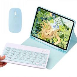 Etui z klawiaturą i myszą do Apple iPad Air 4 / 11 Pro / Air 5 2022, niebieskie