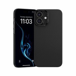 Benks Magnetic Armor Air Kevlar etui PC Frame, iPhone 16, czarny