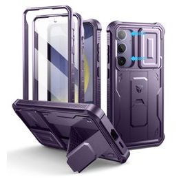Dexnor 360 Kickstand Camprotector Θήκη Samsung Galaxy S24 Plus, Μωβ