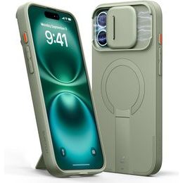 Suritch MagSafe Kickstand Camprotector Θήκη iPhone 16 Plus, πράσινη