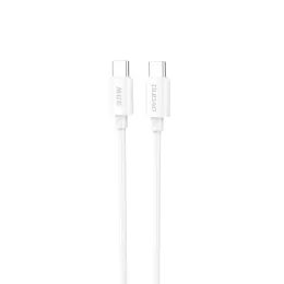 Kabel Dudao L4C USB-C - USB-C, 30W, 2 m, biały
