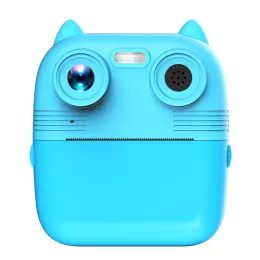 Cyfrowa drukarka foto 2w1 dla dzieci, niebieska