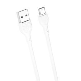 Kabel XO NB200 USB - USB-C, 1 m, biały