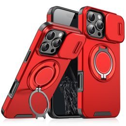 Camslide Stand etui, iPhone 16 Pro Max, czerwony