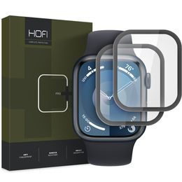 Hofi Pro+ Szkło hartowane, Apple Watch 7 / 8 / 9 (45 mm), czarne, 2 sztuki