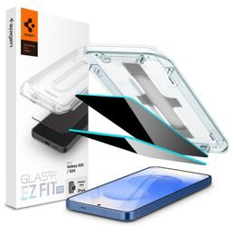 Spigen Glass.TR EZFit Privacy z aplikatorem, 2 sztuki, Szkło hartowane, Samsung Galaxy S24 / S25