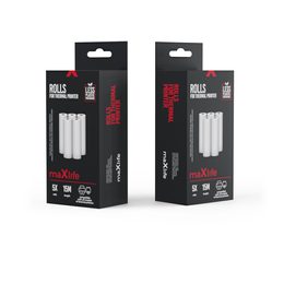 Maxlife zestaw 5 rolek do drukarek termicznych