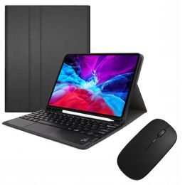 Etui z klawiaturą, myszą i touchpadem do Apple iPad Air 4 / Air 5 2022 / iPad 11 Pro, czarne