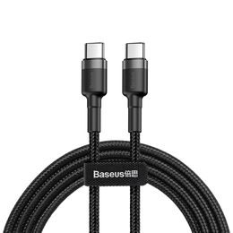 Baseus Cafule kabel, USB-C, czarno-szary, 2 m (CATKLF-HG1)