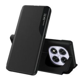 Eco Leather View Case, Xiaomi Redmi Note 14 Pro 5G / Poco X7, czarne