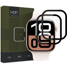 Hofi Pro+ Szkło hartowane, Apple Watch 10 (42 mm), czarne, 2 sztuki