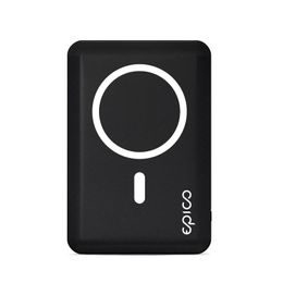EPICO 5000mAh powerbank z obsługą mocowania MagSafe - czarny