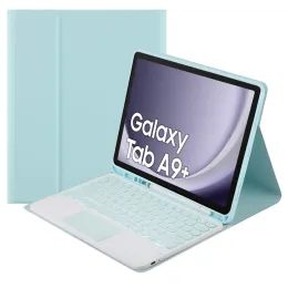 Etui z klawiaturą Bluetooth do Samsung Galaxy Tab A9 Plus, niebieskie