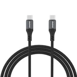 Kabel Dudao L3CC USB-C - USB-C, 60W, 1,2 m, czarny