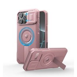 Dexnor MagSafe Kickstand Camprotector etui iPhone 16 Pro Max, różowy